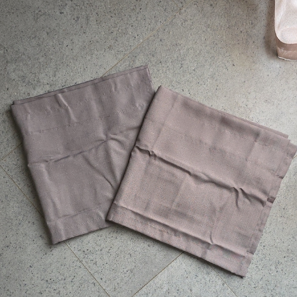 Mainstays Taupe Rod Pocket Valance